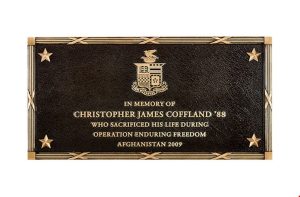 Cast Bronze Plaque with Decorative Border