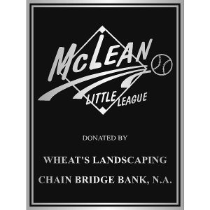 Precision Tooled Aluminum Plaque with Logo