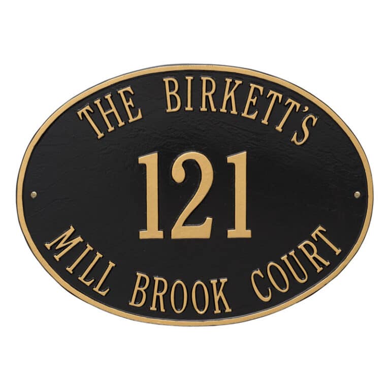 Wall Address Plaques