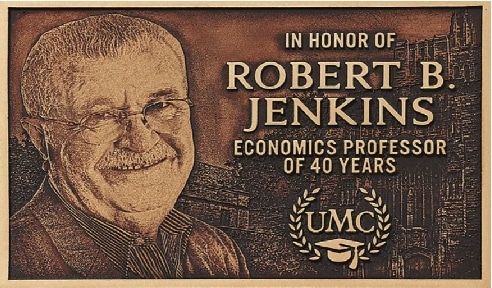 PhotoRelief bronze plaque