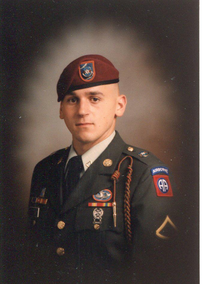 Gregory Slossar in uniform, 82nd Airborne Division