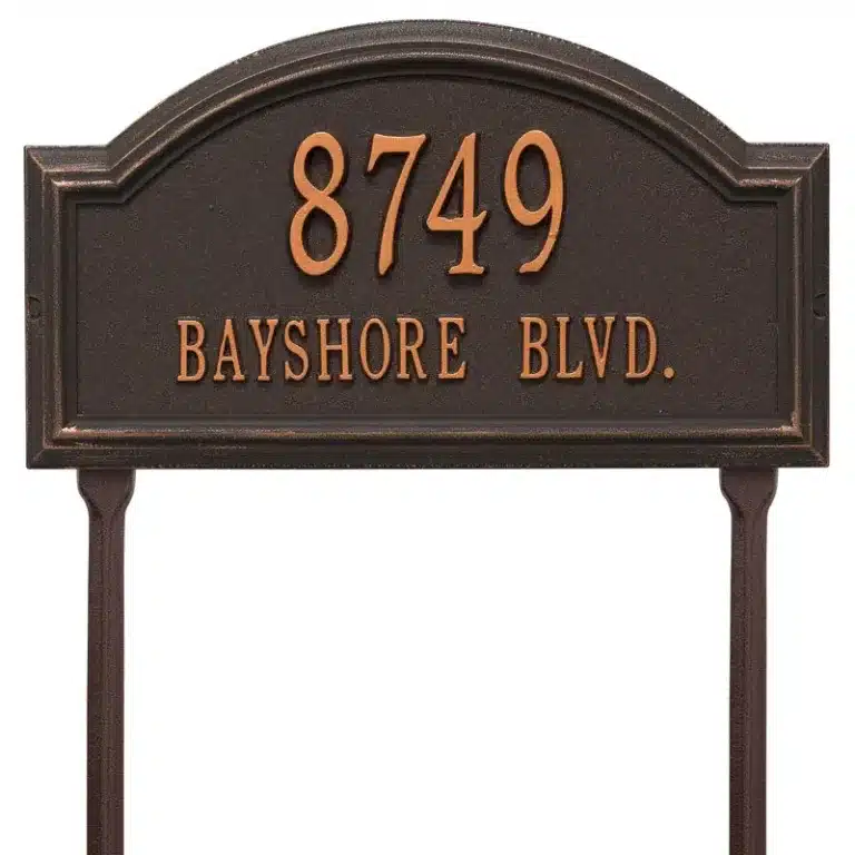 Lawn Address Plaques
