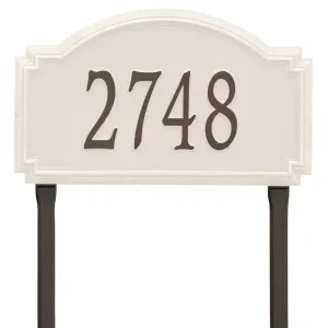 Residential address sign displaying the number 2748 in a decorative style.