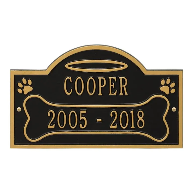 Honoring Beloved Pets: Commemorate Their Memory with Outdoor Pet Memorial Plaques