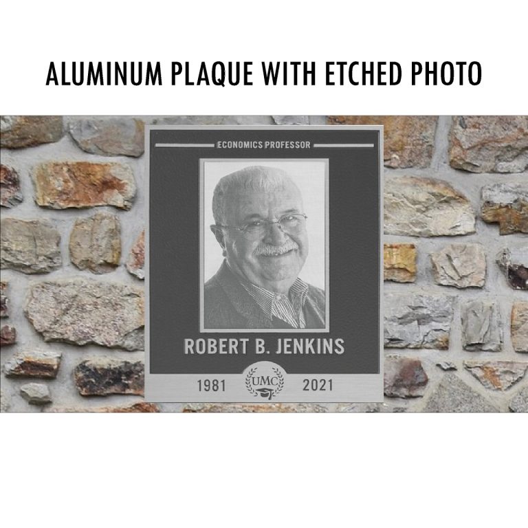 Aluminum with Etched Photo