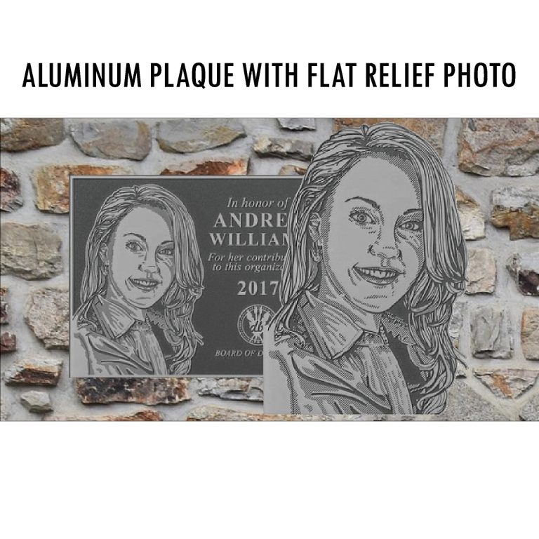 Aluminum Flat Relief Photo