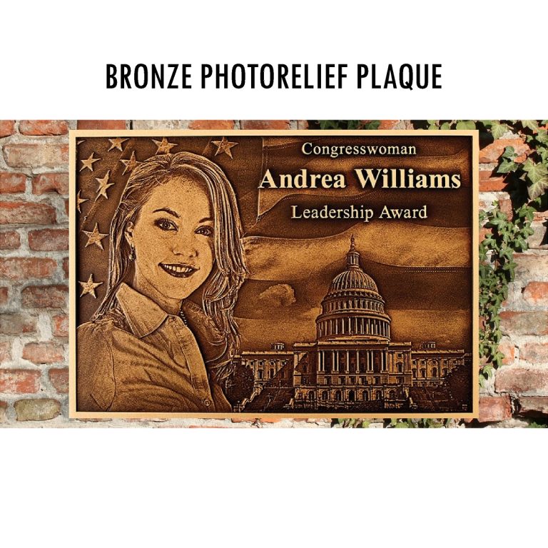 Bronze Photo Relief