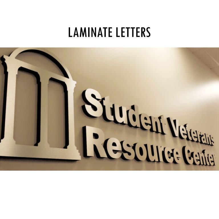 Laminate Letters