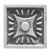 R-3 aluminum rosette