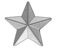 R-7 aluminum rosette