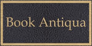 BOOK ANTIQUA