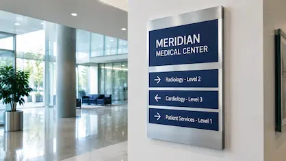 ADA and wayfinding Division 10 building signage