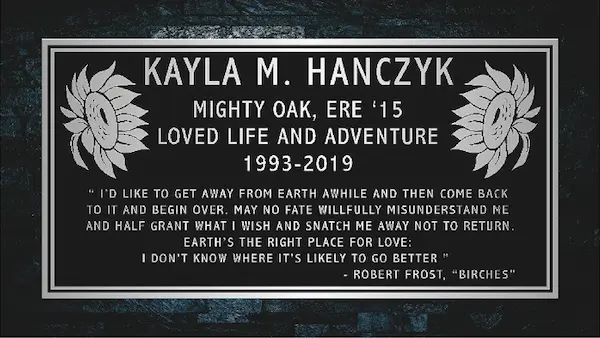 Custom cast aluminum plaques