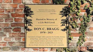 Custom etched bronze plaques